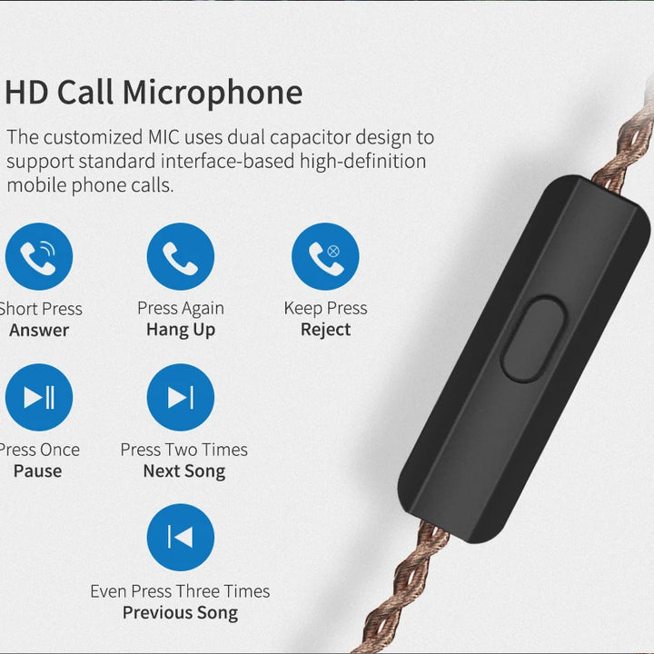 KZ ZSN PRO — Hybrid HiFi In-Ear Earphones (1BA+1DD)