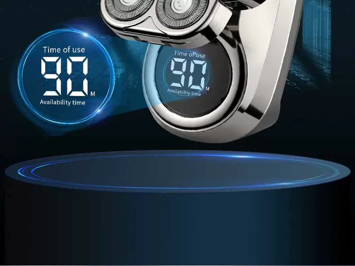 York Nine-Head Bald Shaver – Portable Smooth Head Groomer