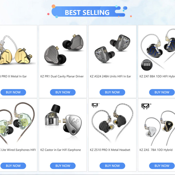 KZ ZSN PRO — Hybrid HiFi In-Ear Earphones (1BA+1DD)