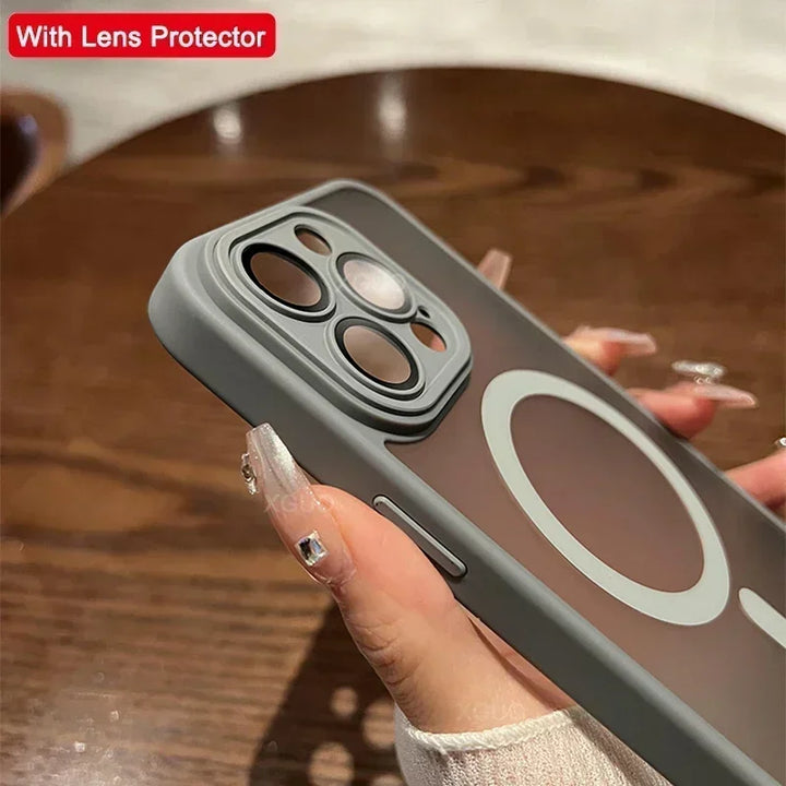 MagSafe Wireless Charging Case – iPhone 11–17 (Matte Finish)