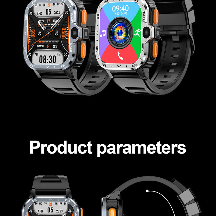 Valdus PGD Pro Smartwatch – HD Dual Camera, NFC, WiFi & Fast 4G Internet