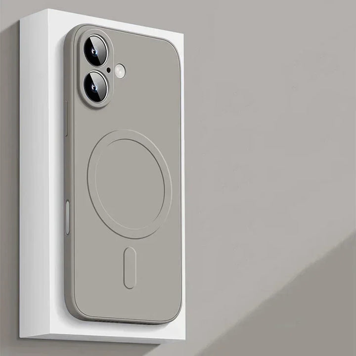 Liquid Silicone Shockproof Case – iPhone 11–17 Series (Luxury Finish)