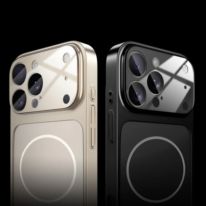 Nano Matte Glass MagSafe Case – iPhone 13–17 | Magnetic & Shockproof