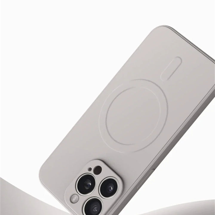 Liquid Silicone Shockproof Case – iPhone 11–17 Series (Luxury Finish)