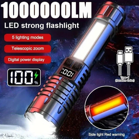 PowerBeam — High Power Rechargeable LED Flashlight