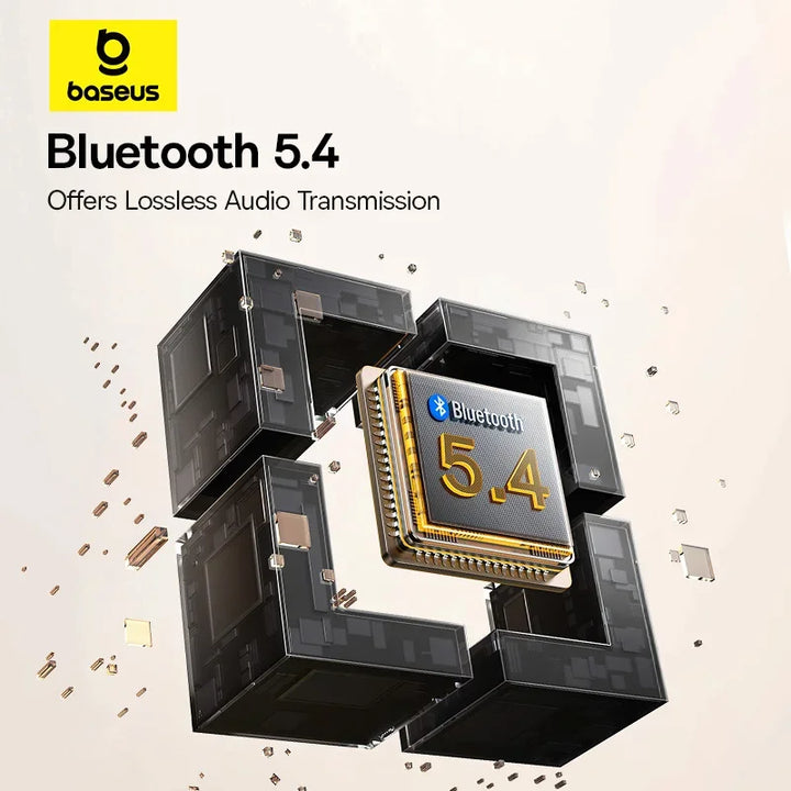 Baseus Bowie H1s Wireless Headphones – Bluetooth 5.4 | 46dB ANC & Hi-Res Audio