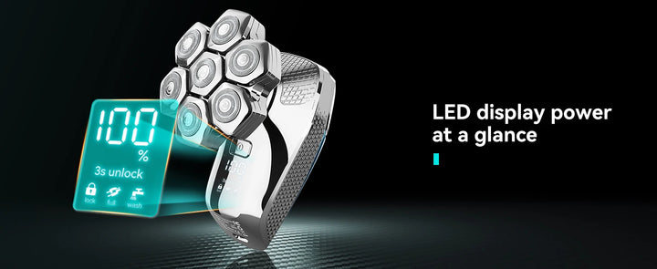 Kensen S18 Rechargeable Head Shaver – Smooth, Comfortable 5-in-1 Grooming