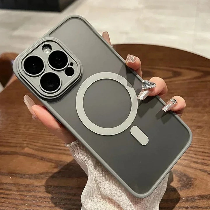 MagSafe Wireless Charging Case – iPhone 11–17 (Matte Finish)