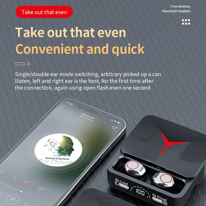 M90 Wireless Earbuds – Powerful Sound & Perfect Fit for Every Move
