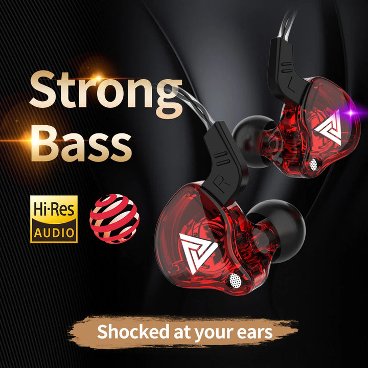 QKZ AK6 — HiFi In-Ear Earphones with Mic & Deep Bass