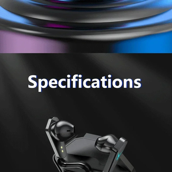 NEW AIR X15 Wireless Gaming Earbuds – Bluetooth Headphones with Mic (15ms Low Latency)