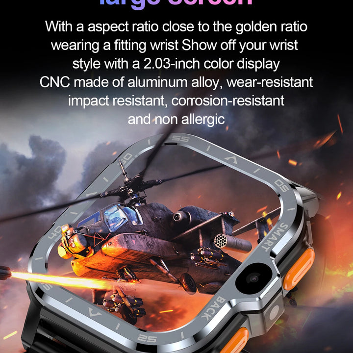 Valdus PGD Pro Smartwatch – HD Dual Camera, NFC, WiFi & Fast 4G Internet