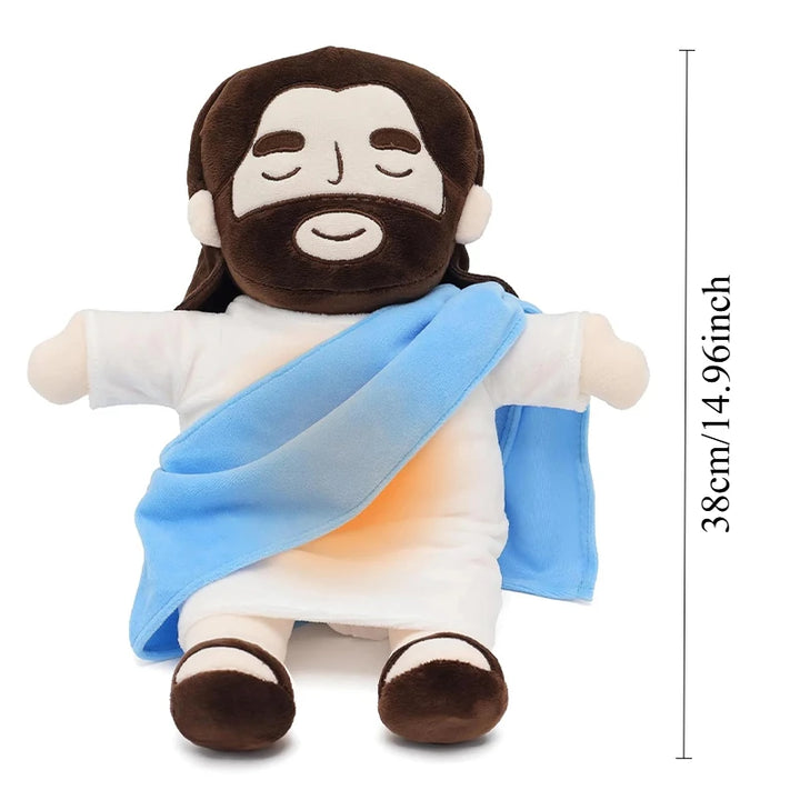 Jesus Breathing Plush – Soothing Musical Sleep Buddy with 4-Level Calm