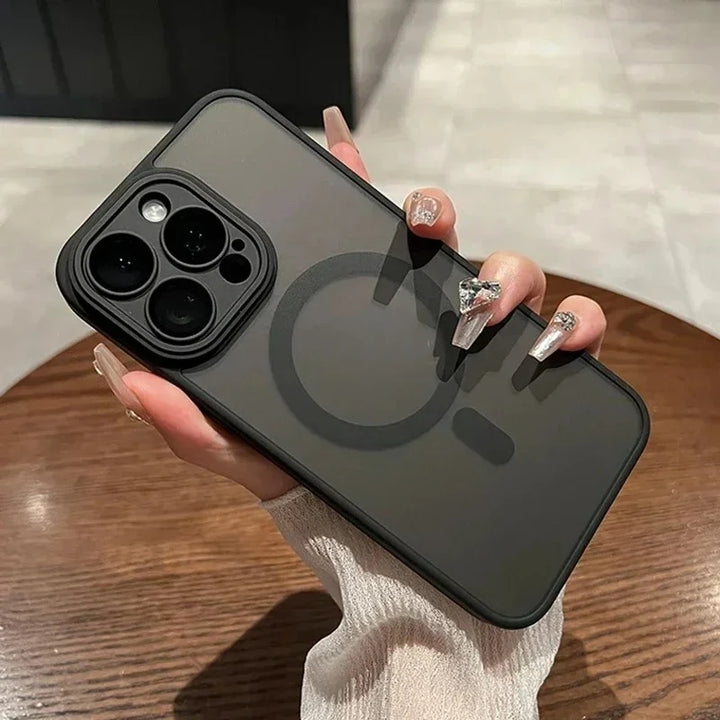 MagSafe Wireless Charging Case – iPhone 11–17 (Matte Finish)