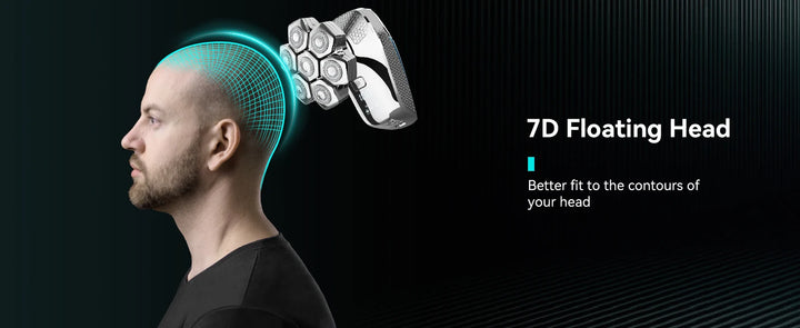 Kensen S18 Rechargeable Head Shaver – Smooth, Comfortable 5-in-1 Grooming