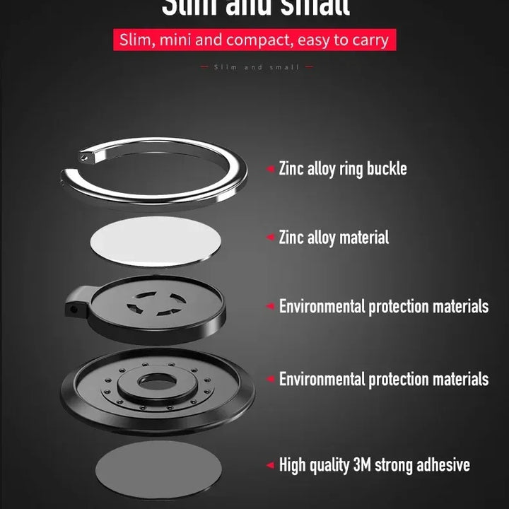 360° Finger Ring Holder – Secure Magnetic Grip for Any Phone