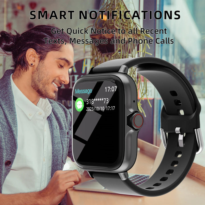 Waterproof Fitness Smartwatch 1.83 – Answer Calls & Track Your Health