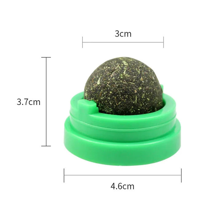 CatNip JoyBall — Wall-Mount Cat Treat & Toy