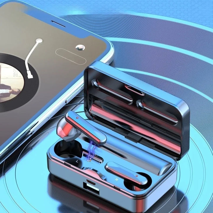 S20 MirrorPods — Wireless Bluetooth Earbuds with Touch Control & Digital Display