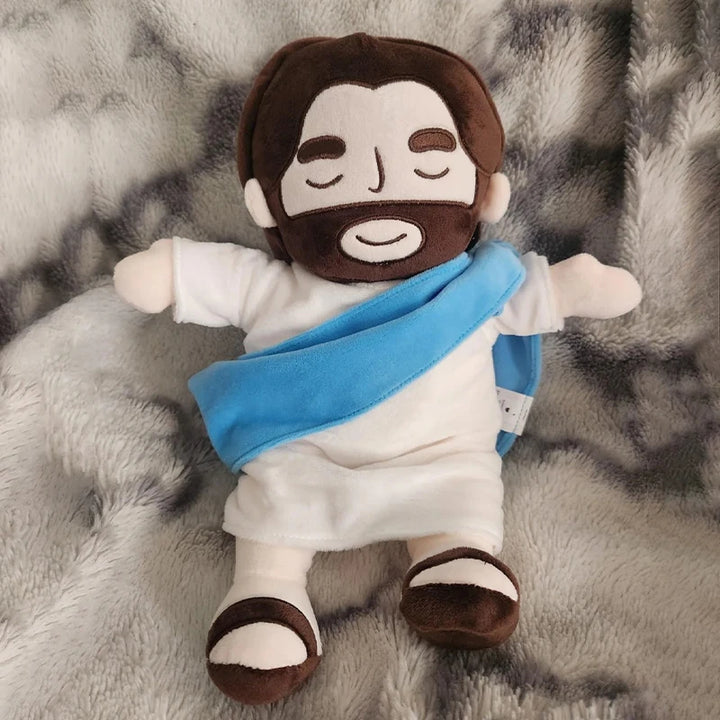 Jesus Breathing Plush – Soothing Musical Sleep Buddy with 4-Level Calm