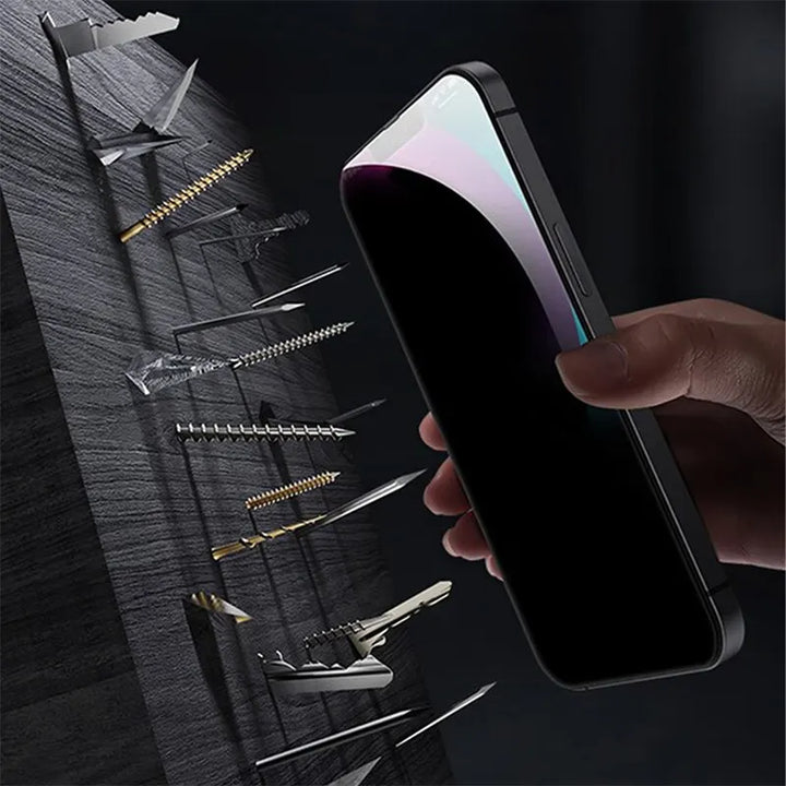 PrivacyShield Glass — 4PCS Anti-Spy Screen Protector for iPhone