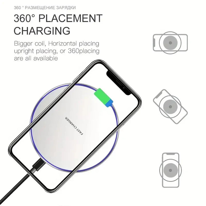 30W Wireless Charger – Fast & Easy Charging for Any Phone
