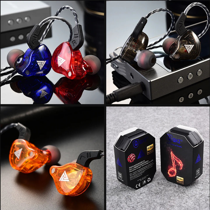 QKZ AK6 — HiFi In-Ear Earphones with Mic & Deep Bass