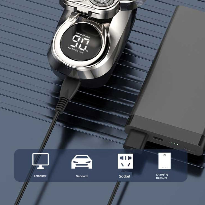 York Nine-Head Bald Shaver – Portable Smooth Head Groomer