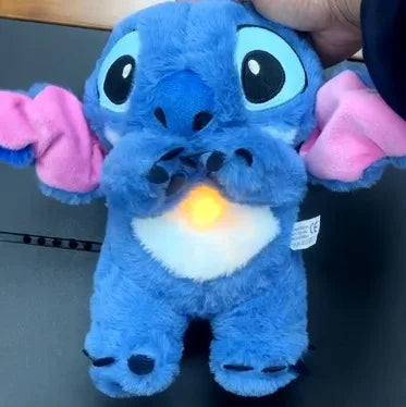 Stitch Plush – Soothing Musical Night Light for Kids (Pink, blue)