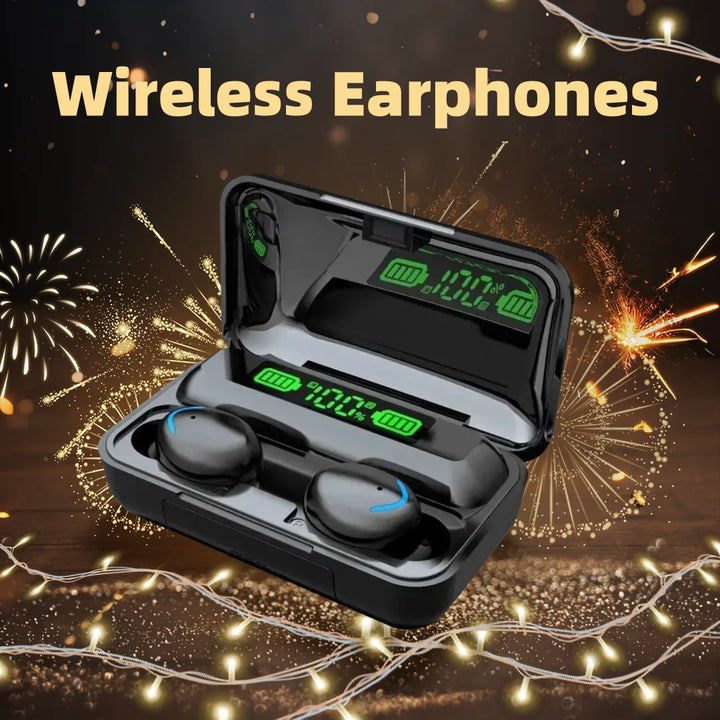 TWS F9 True Wireless Earbuds – HiFi Stereo, Long Battery & Noise Reduction