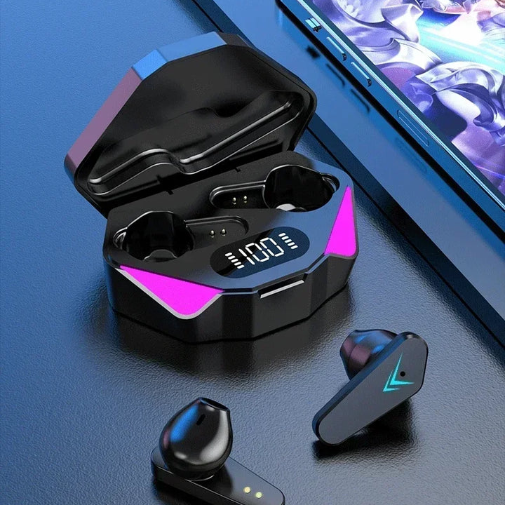 NEW AIR X15 Wireless Gaming Earbuds – Bluetooth Headphones with Mic (15ms Low Latency)