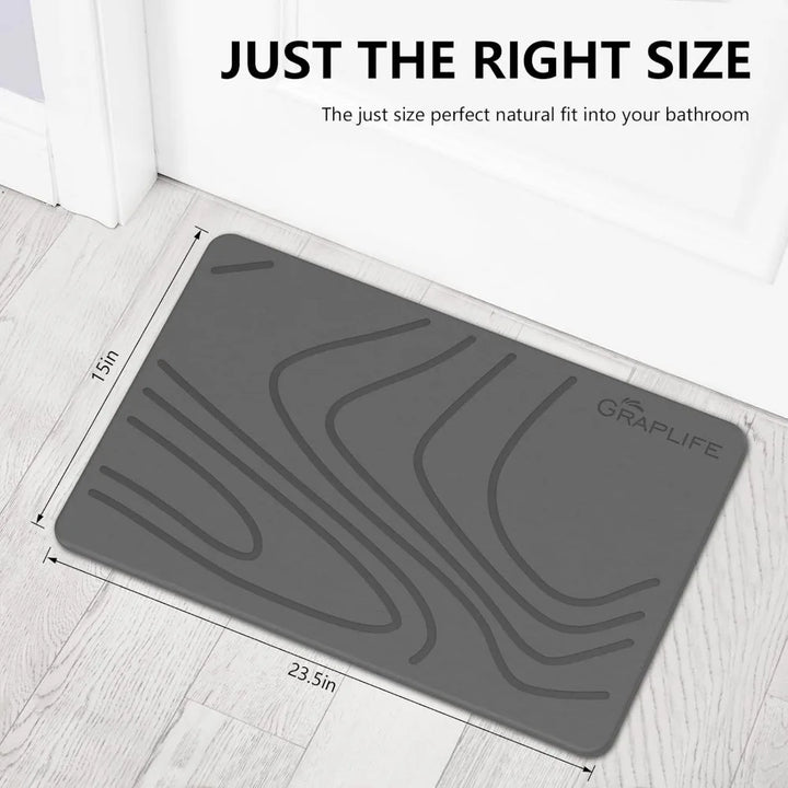 StoneBath — Quick-Dry Diatomaceous Earth Shower Mat