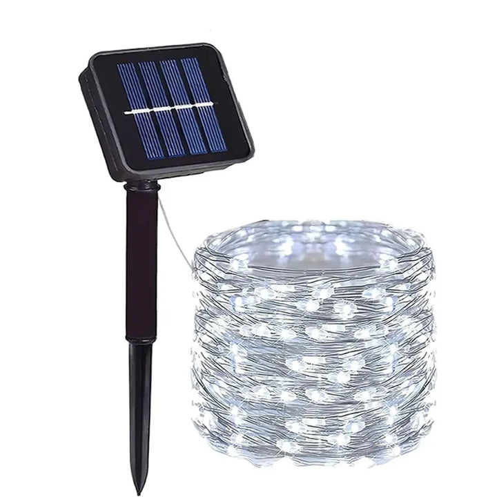 SolarGlow Fairy Lights — Waterproof 8-Mode Garden String Lights