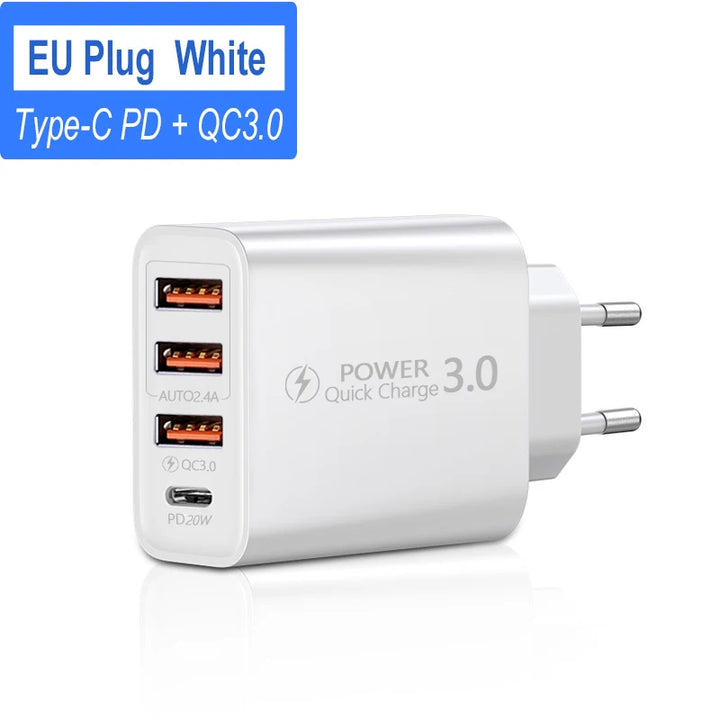 48W Fast Charger – Quick USB & Type-C Power for All Devices