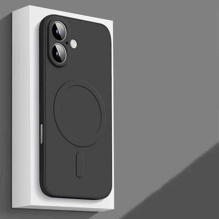 Liquid Silicone Shockproof Case – iPhone 11–17 Series (Luxury Finish)