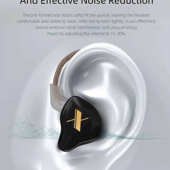 KZ EDX Wired Earphones – Deep Bass & Clear Sound for Music Lovers